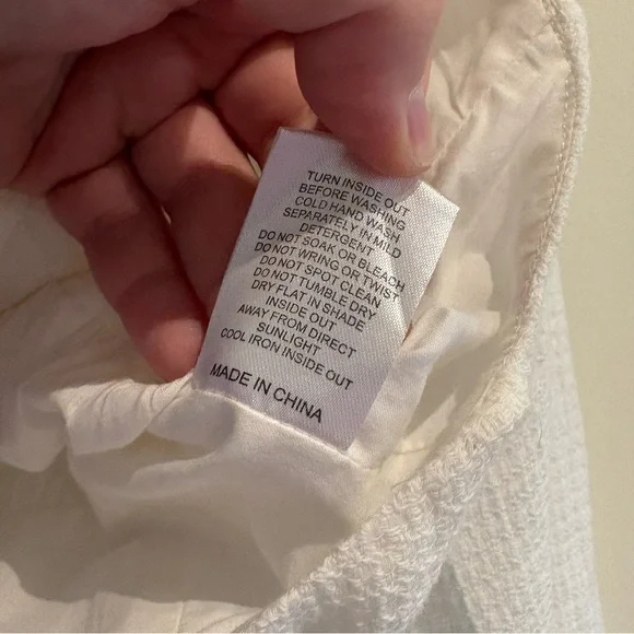 Sabo Skirt White Puff Sleeve Corset Top - Picture 10 of 10